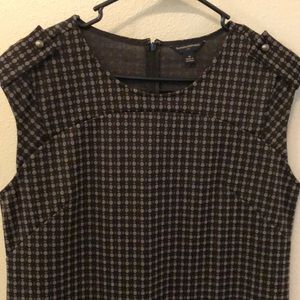 Banana Republic black sleeveless dress 10